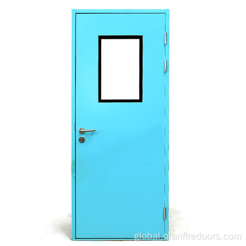 Fire Rated Door design flush entrance doors for hospital clean room Factory